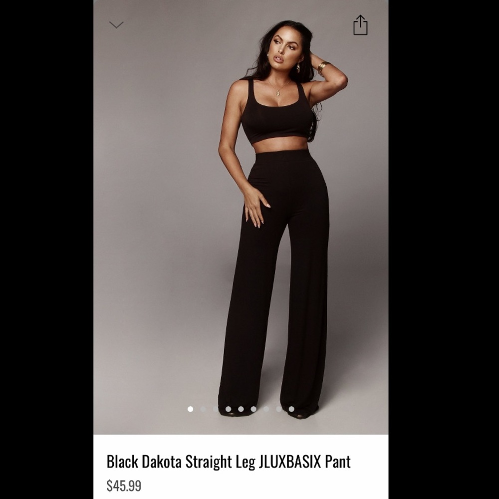 JLUXLABEL black Dakota pant New with tags size M